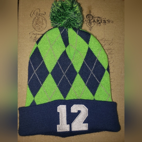Toddler Seahawks Beanie - Picture 1 of 2